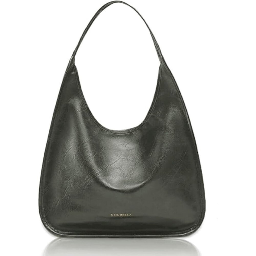 Newbella Women's Green Soft PU Leather Shoulder Tote Hobo Purses with Zipper